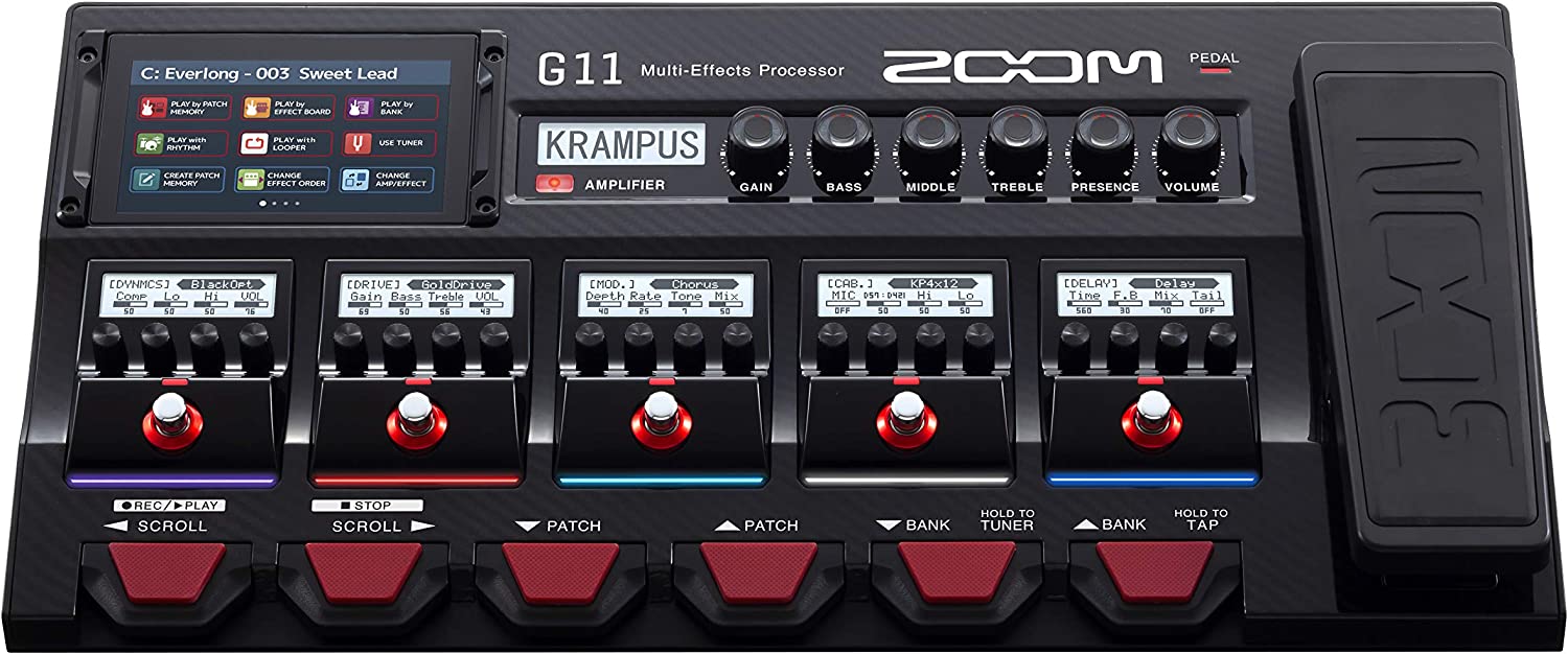 Zoom G11 Guitar Multi-Effects Processor on a white background