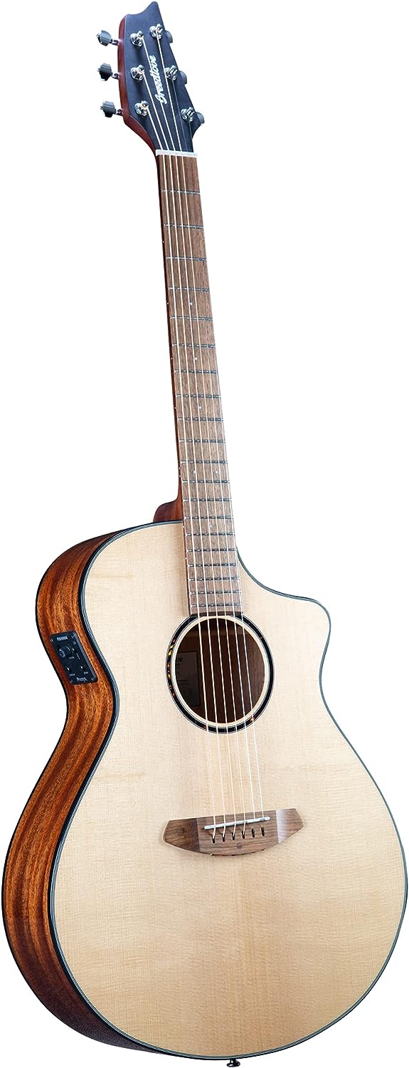 Breedlove ECO Discovery S Concert CE Acoustic Guitar on a white background