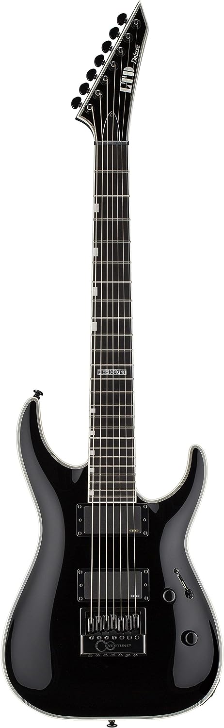 ESP LTD MH-1007 Evertune Electric Guitar on a white background