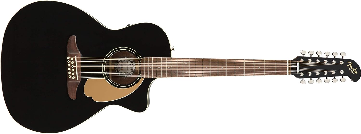 Fender Villager V3 12-String Acoustic Guitar on a white background