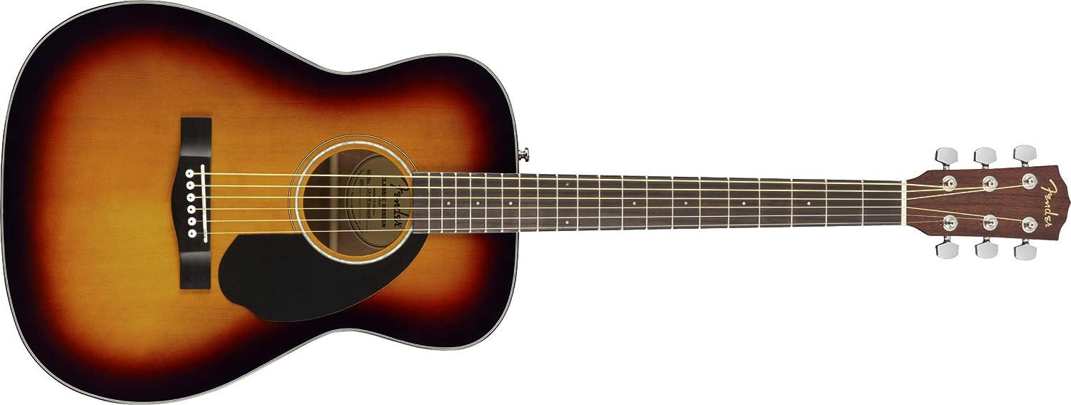 Fender CC-60S Concert Acoustic Guitar on a white background