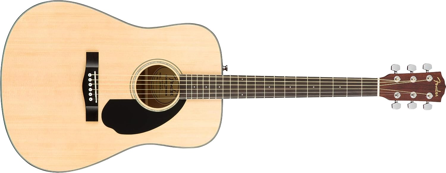 Fender CD-60S Dreadnought Acoustic Guitar on a white background