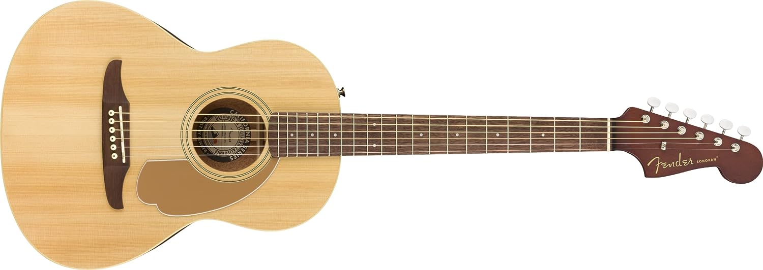 Fender Sonoran Mini Acoustic Guitar on a white background