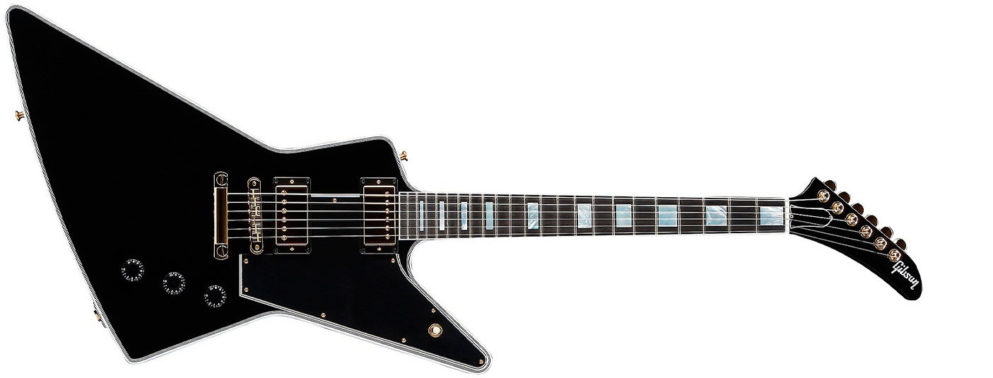 Gibson Explorer Electric Guitar on a white background