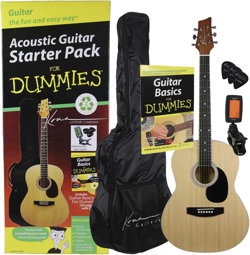 Guitar For Dummies Acoustic Guitar Starter Pack on a white background