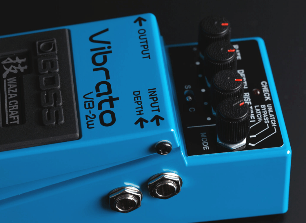 how to use a vibrato pedal