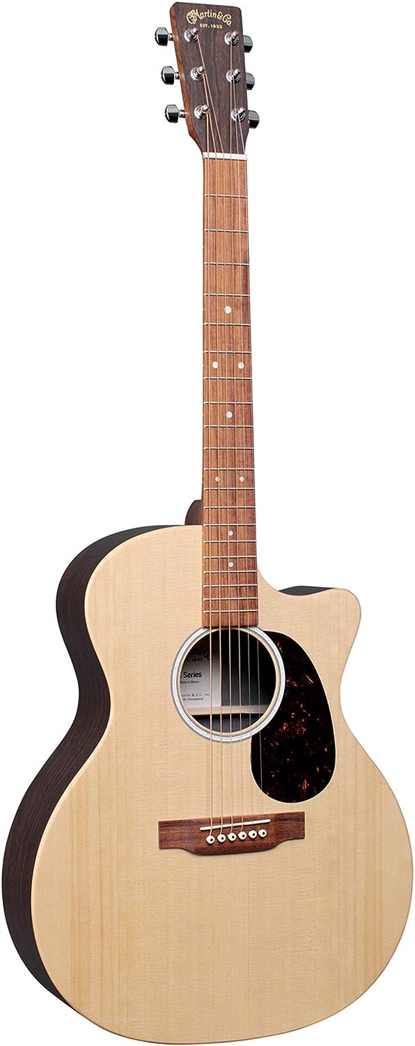 Martin Guitar X Series GPC-X2E Acoustic Guitar on a white background