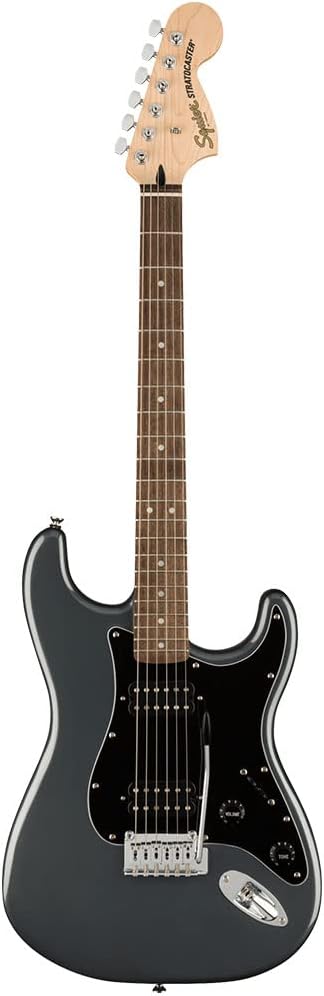 Squier Affinity Series Stratocaster Electric Guitar on a white background
