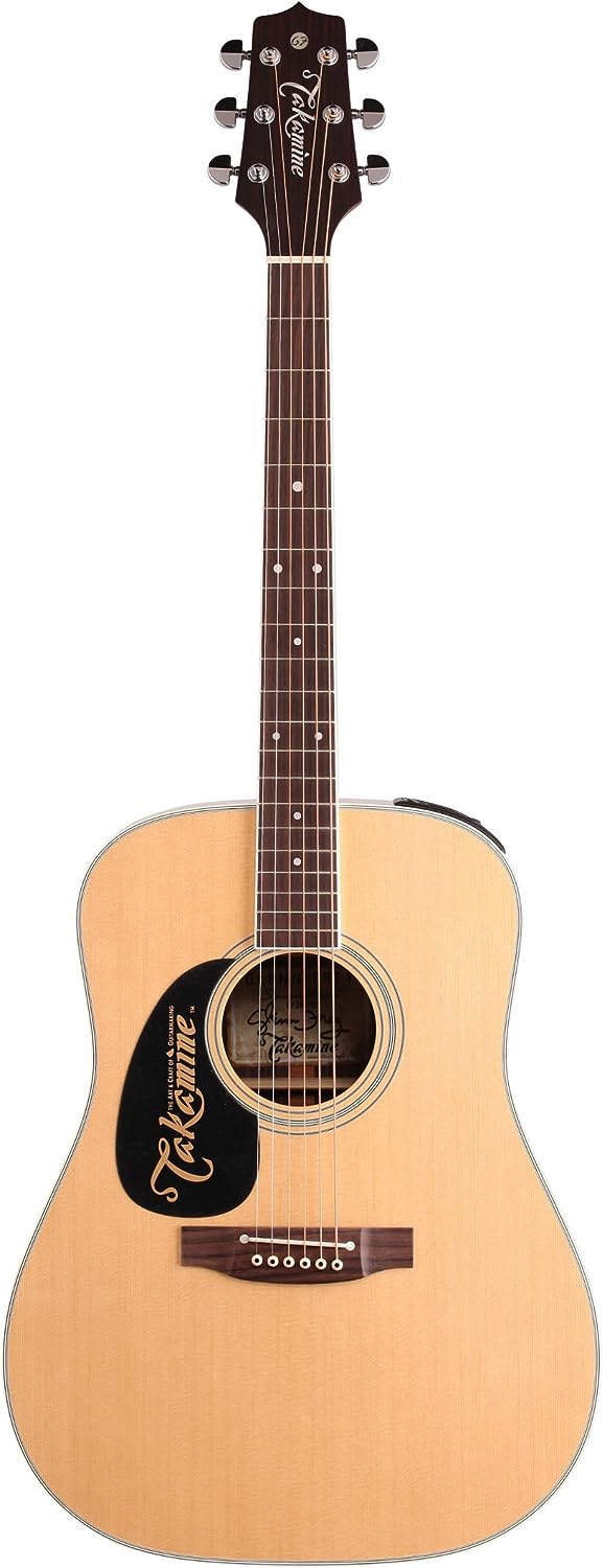 Takamine EF360GF Glenn Frey Acoustic-Electric Guitar on a white background