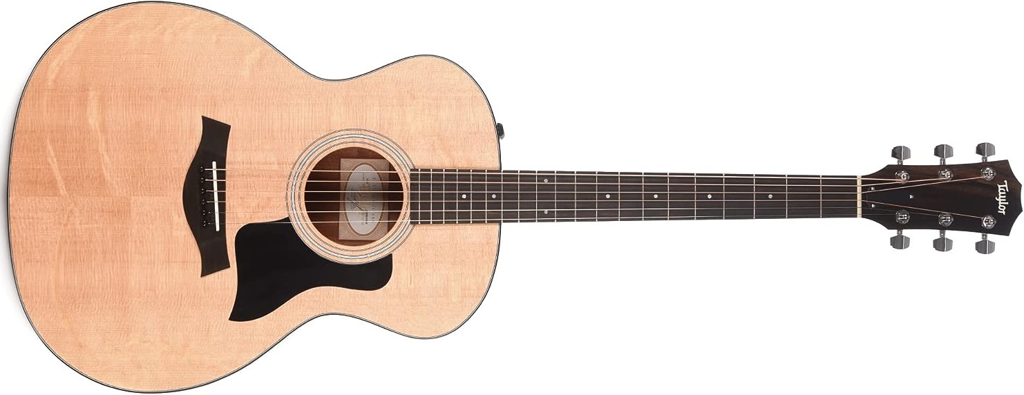 Taylor 114e Acoustic Guitar on a white background