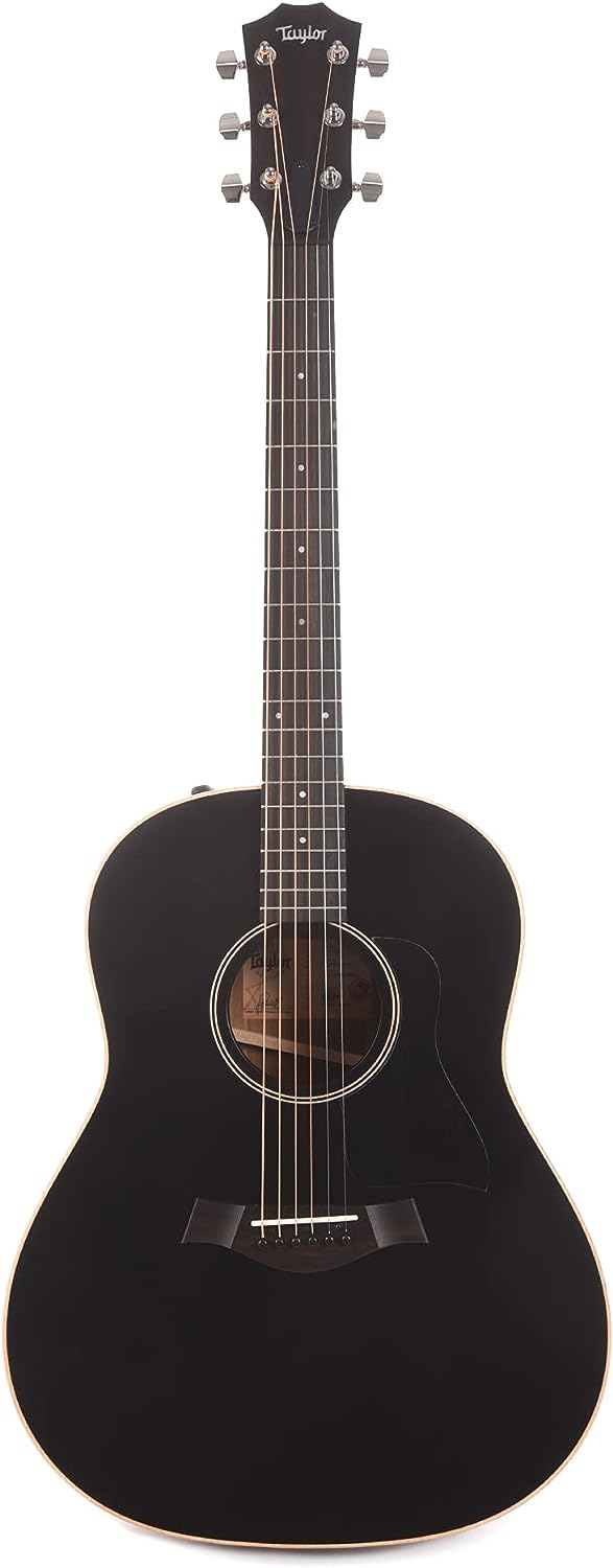 Taylor AD17e Blacktop Acoustic-Electric Guitar on a white background