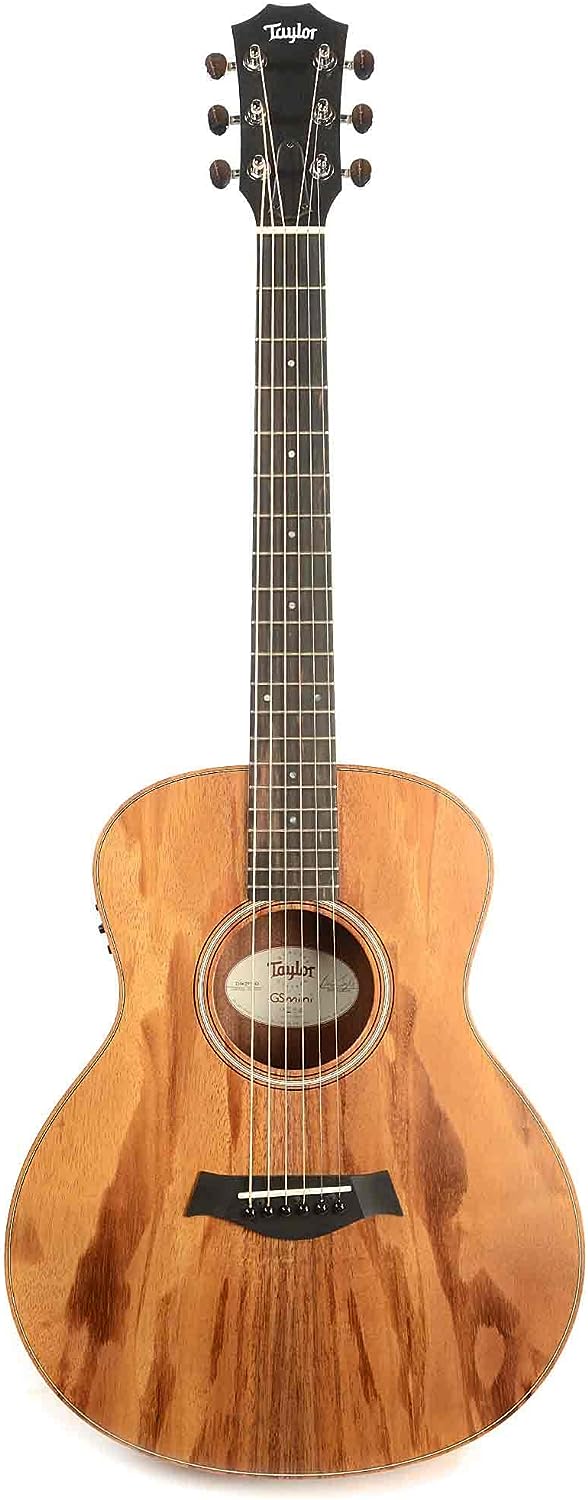 Taylor GS Mini-e Koa Acoustic Guitar on a white background
