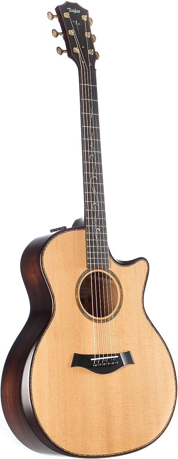 Taylor K14ce Builder’s Edition Acoustic-Electric Guitar on a white background