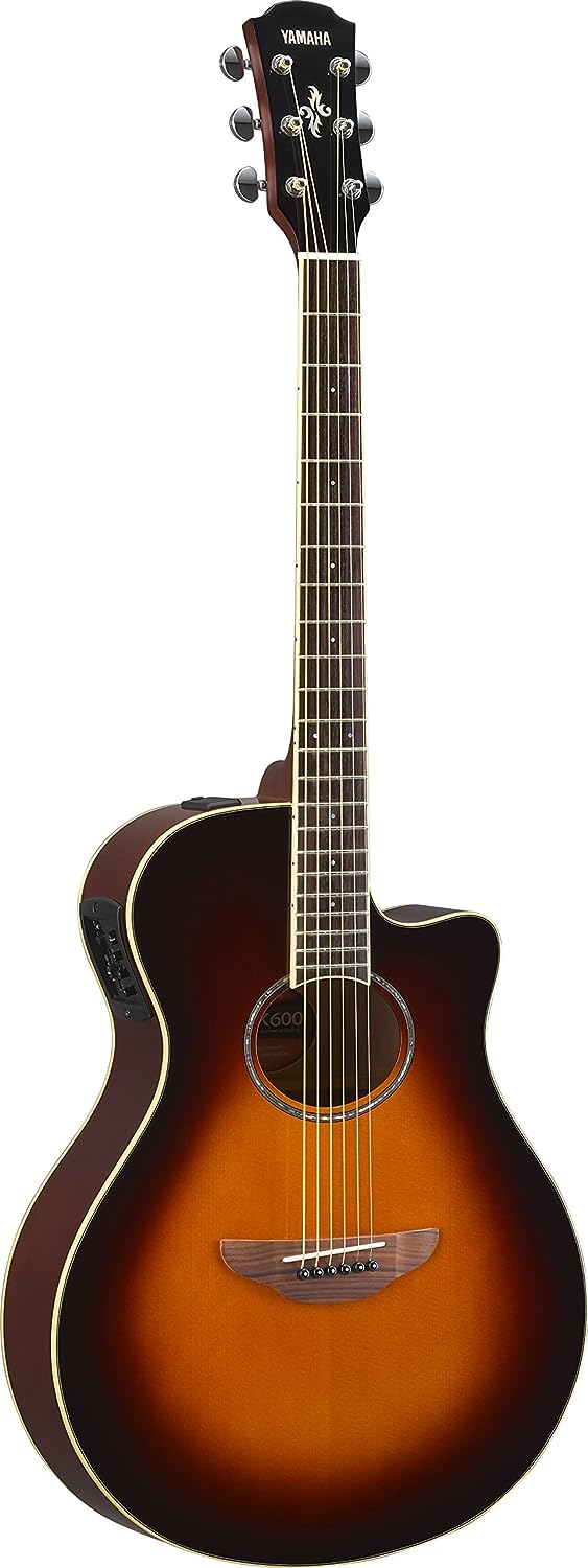 Yamaha APX600 Acoustic Guitar on a white background