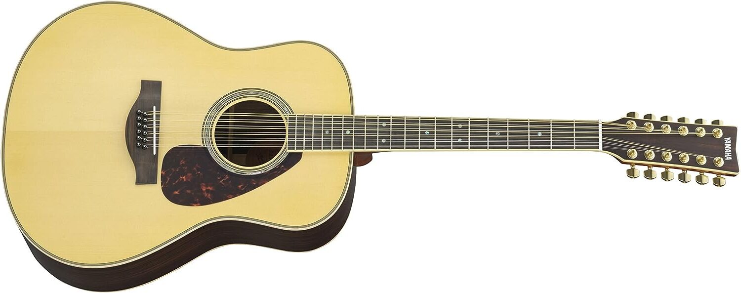 Yamaha L-Series LL16 12-String Acoustic Guitar on a white background