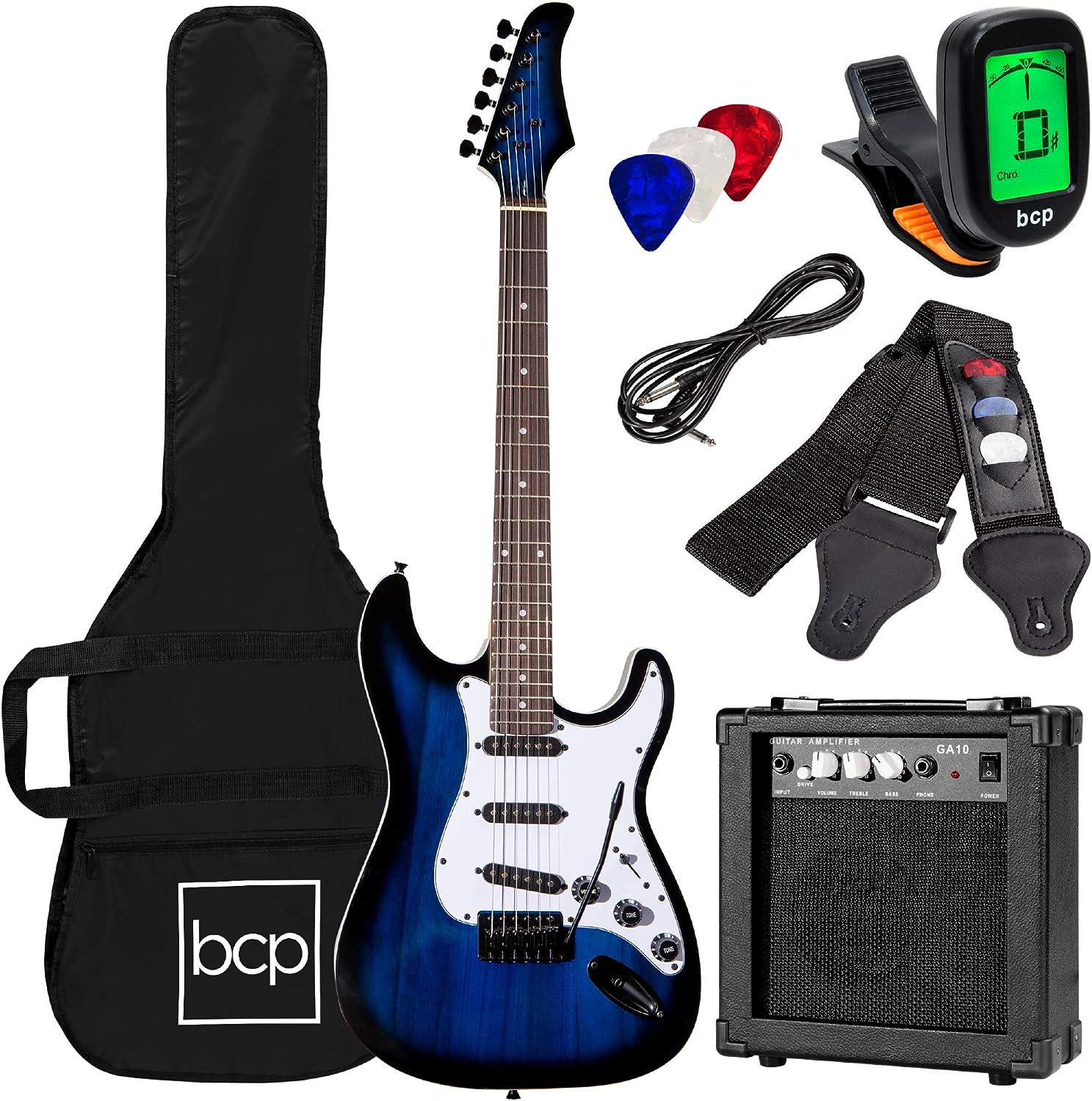 Best Choice Products 39in Electric Guitar Starter Kit on a white background