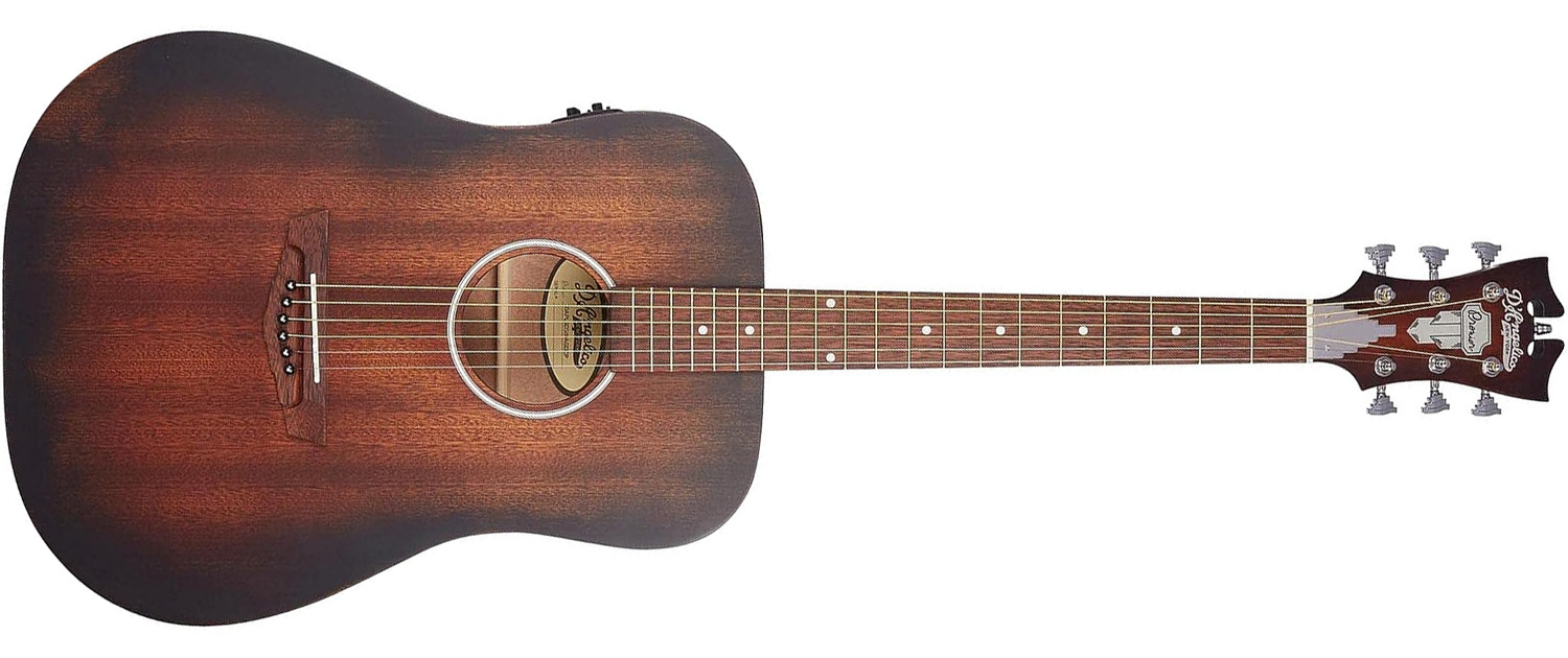 D‘Angelico Premier Lexington LS Acoustic-Electric Guitar on a white background