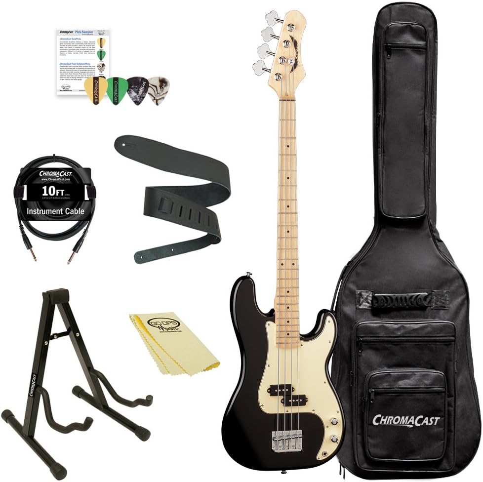 Dean Guitars PARAMOUNT M CBK-KIT-1 4-String Bass Guitar Pack on a white background