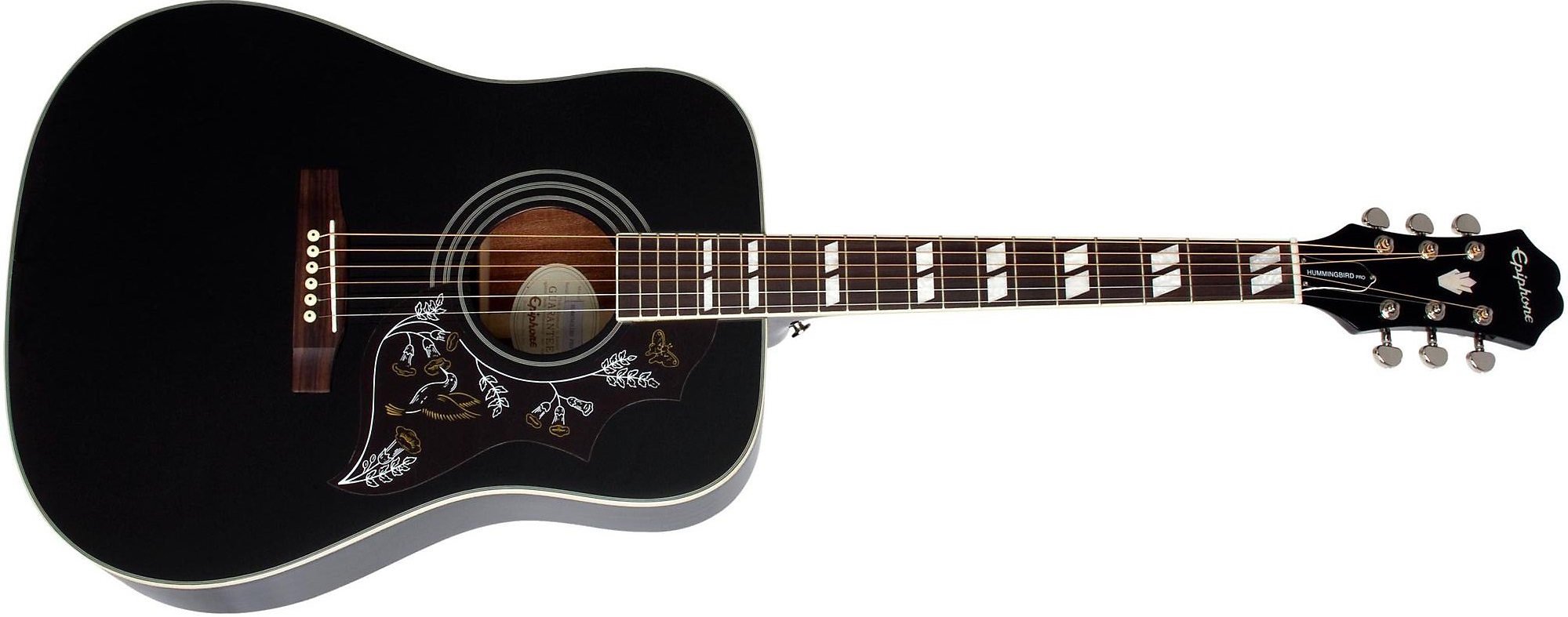 Epiphone Hummingbird Studio Acoustic-Electric Guitar on a white background