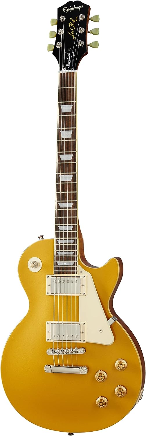 Epiphone Les Paul Standard 50s Electric Guitar on a white background