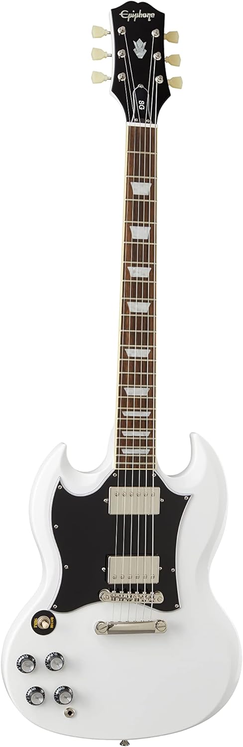 Epiphone SG Standard 61 Left-Handed Electric Guitar on a white background