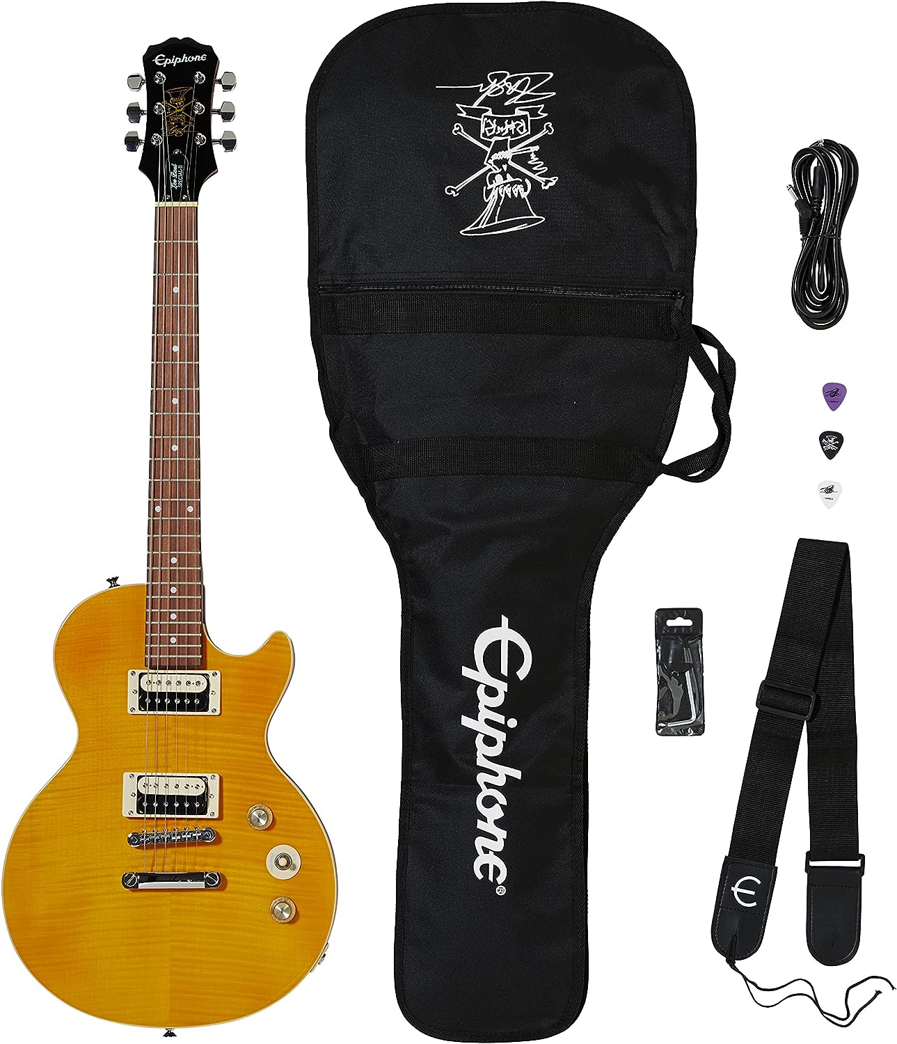 Epiphone Slash Appetite Les Paul Special-II Performance Pack on a white background