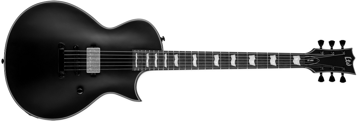 ESP LTD EC-Black Metal Electric Guitar on a white background