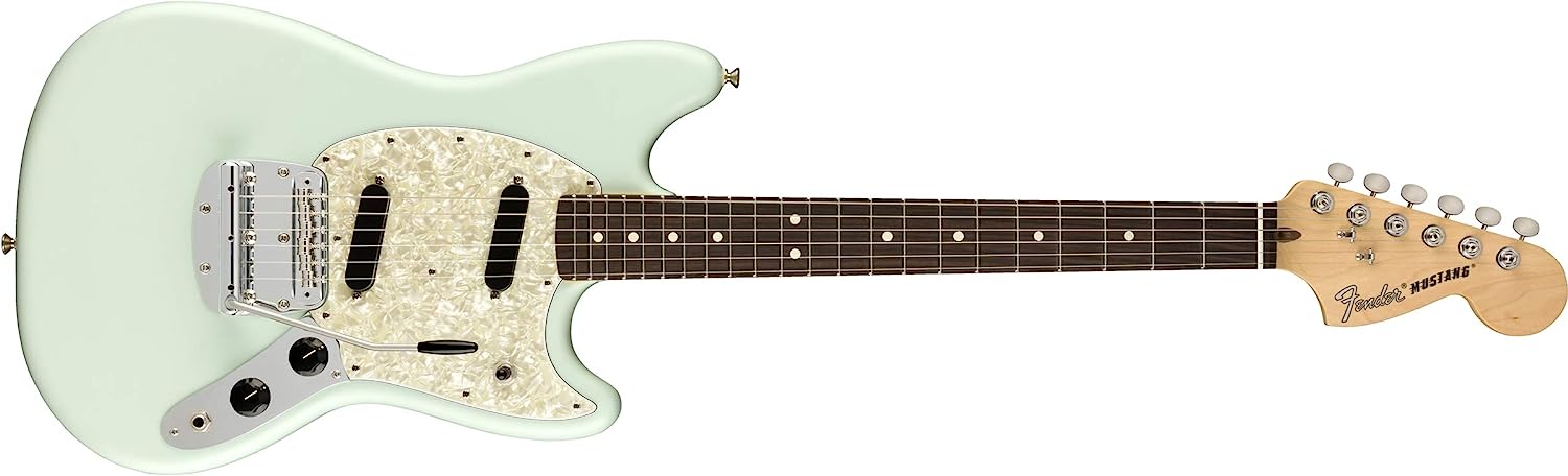 Fender American Performer Mustang Electric Guitar on a white background
