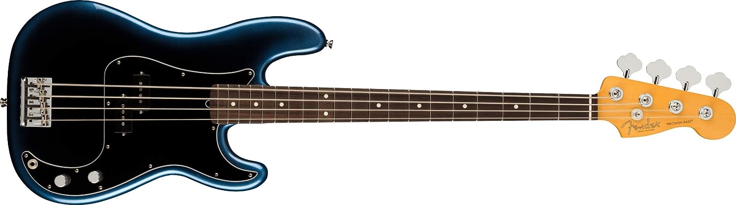 Fender American Professional II Precision Bass Guitar on a white background