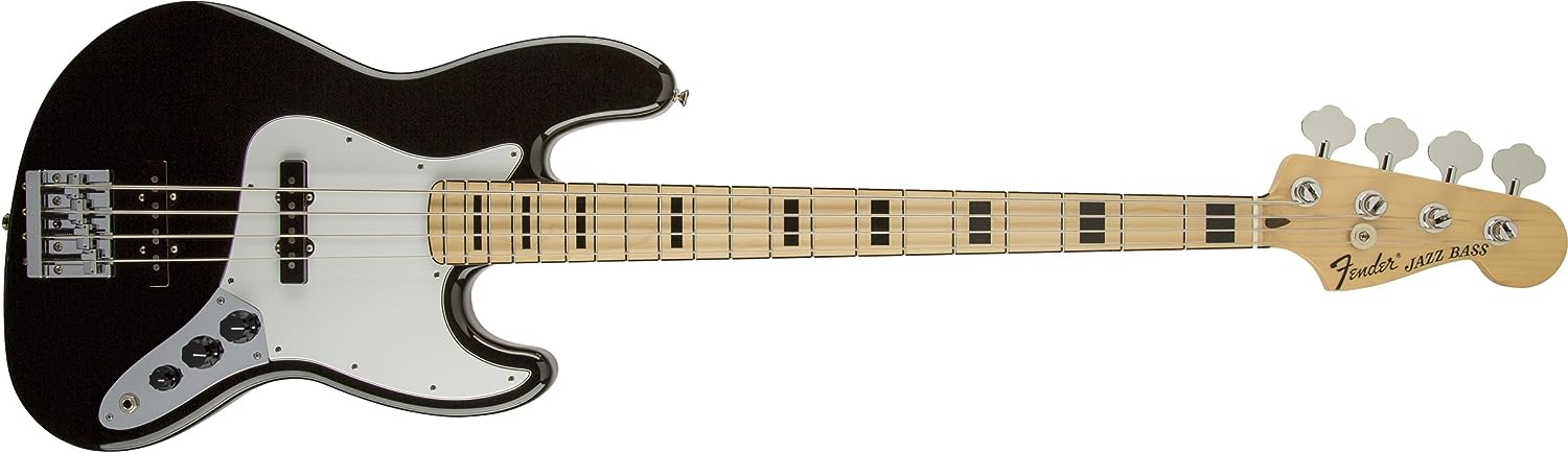Fender Geddy Lee Jazz Bass Guitar on a white background