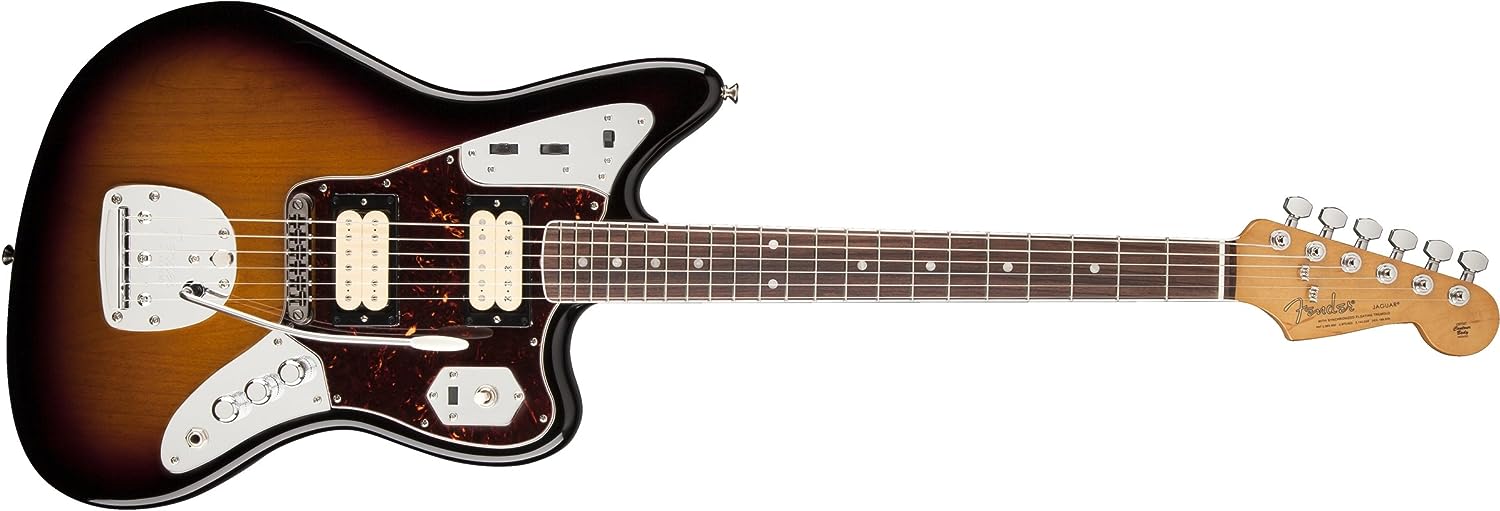Fender Kurt Cobain Jaguar Electric Guitar on a white background