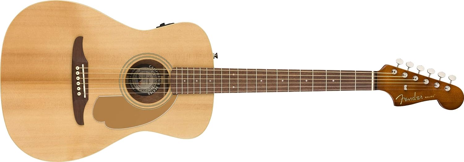 Fender Malibu Player Acoustic Guitar on a white background