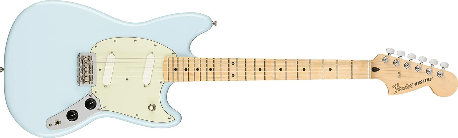 Fender Player Mustang Electric Guitar on a white background