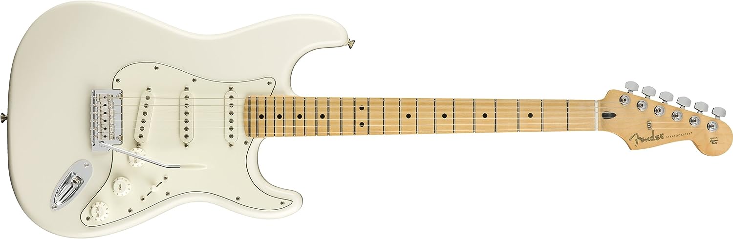 Fender Player Stratocaster SSS Electric Guitar on a white background
