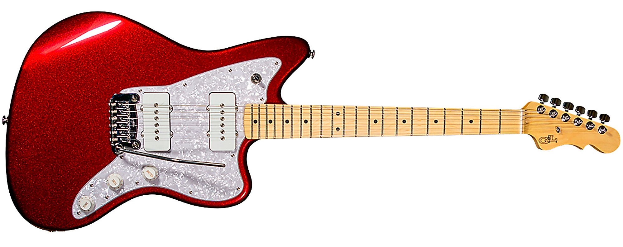 G&L Fullerton Deluxe Doheny Electric Guitar on a white background