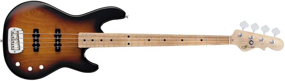 G&L Tribute JB-2 Bass Guitar on a white background