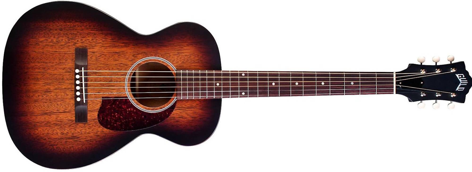 Guild M-20 Acoustic Guitar on a white background