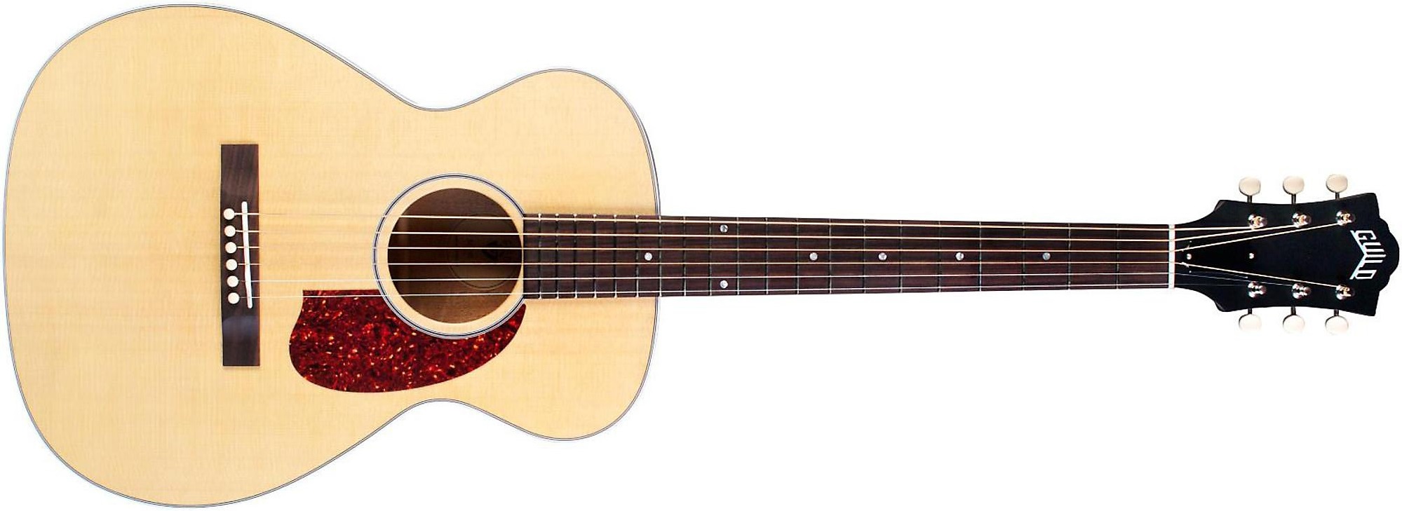 Guild M-40E Troubadour Acoustic-Electric Guitar on a white background