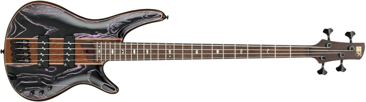 Ibanez SR Premium 4-String Electric Bass Guitar on a white background