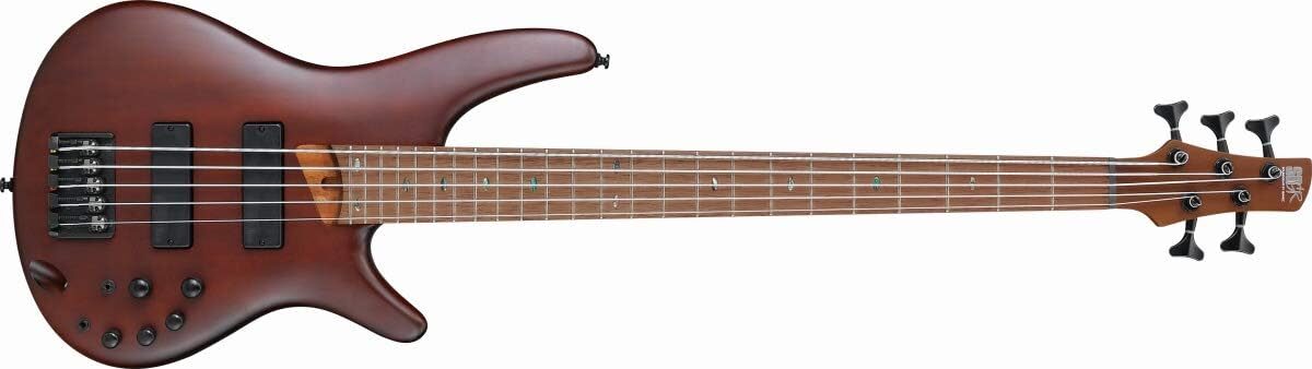 Ibanez SR Standard 505E Electric Bass Guitar on a white background