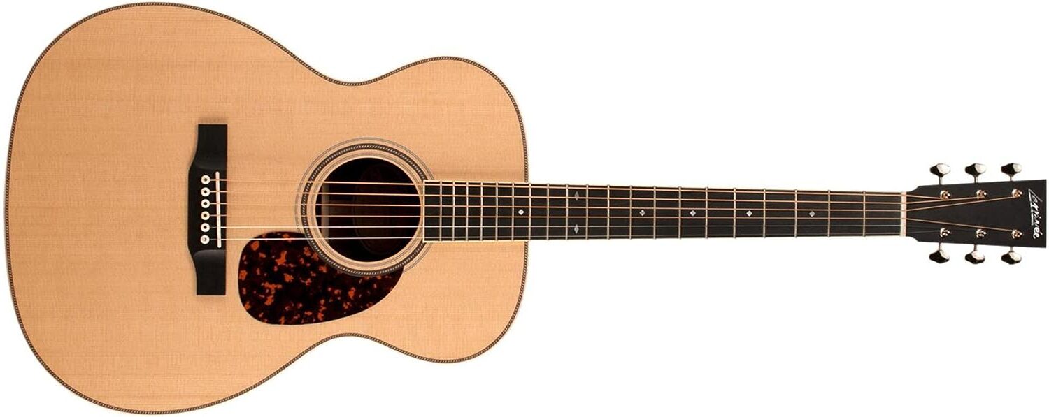 Larrivee OM-40 Legacy Acoustic Guitar on a white background