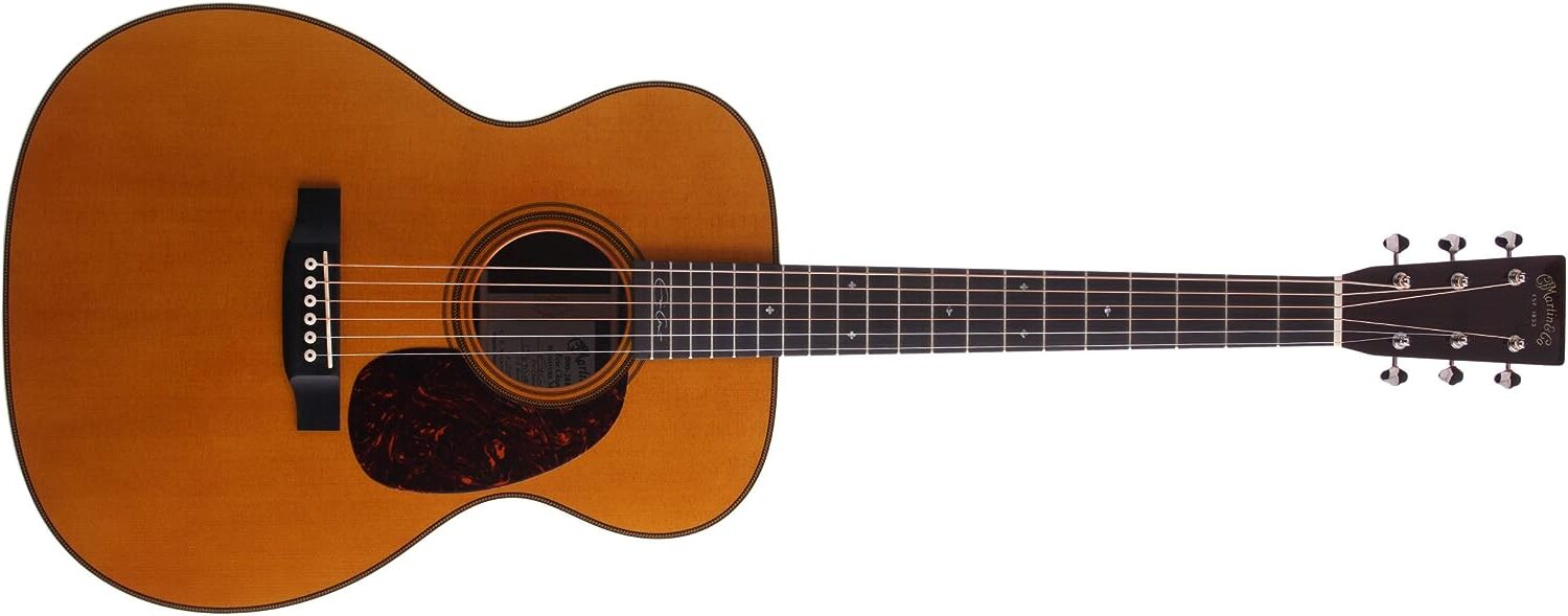 Martin 000-28 Eric Clapton Signature Auditorium Acoustic Guitar on a white background