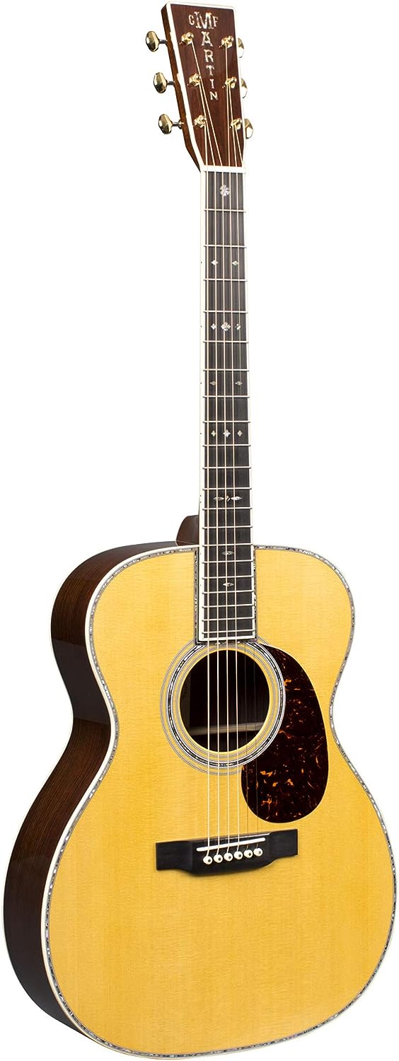 Martin D-45 Acoustic Guitar on a white background