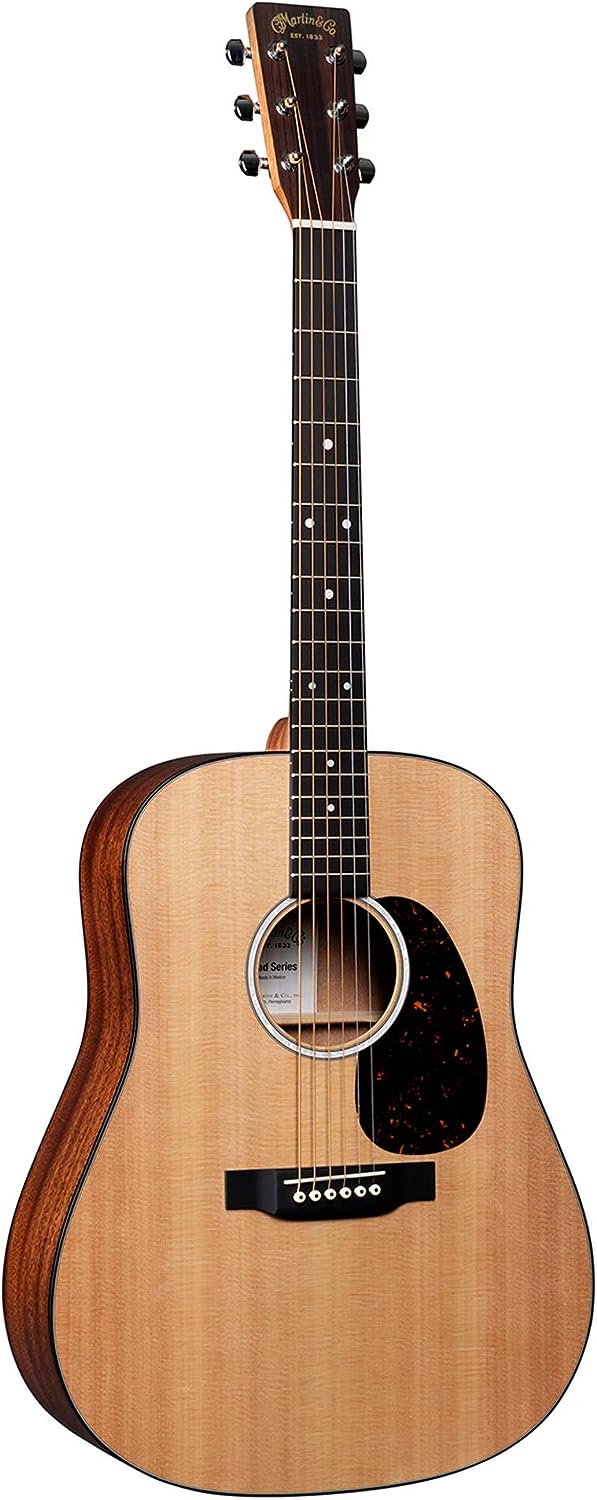 Martin Road Series D-10E Acoustic-Electric Guitar on a white background