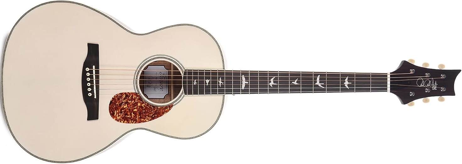 PRS SE P20E Parlor Acoustic-Electric Guitar on a white background