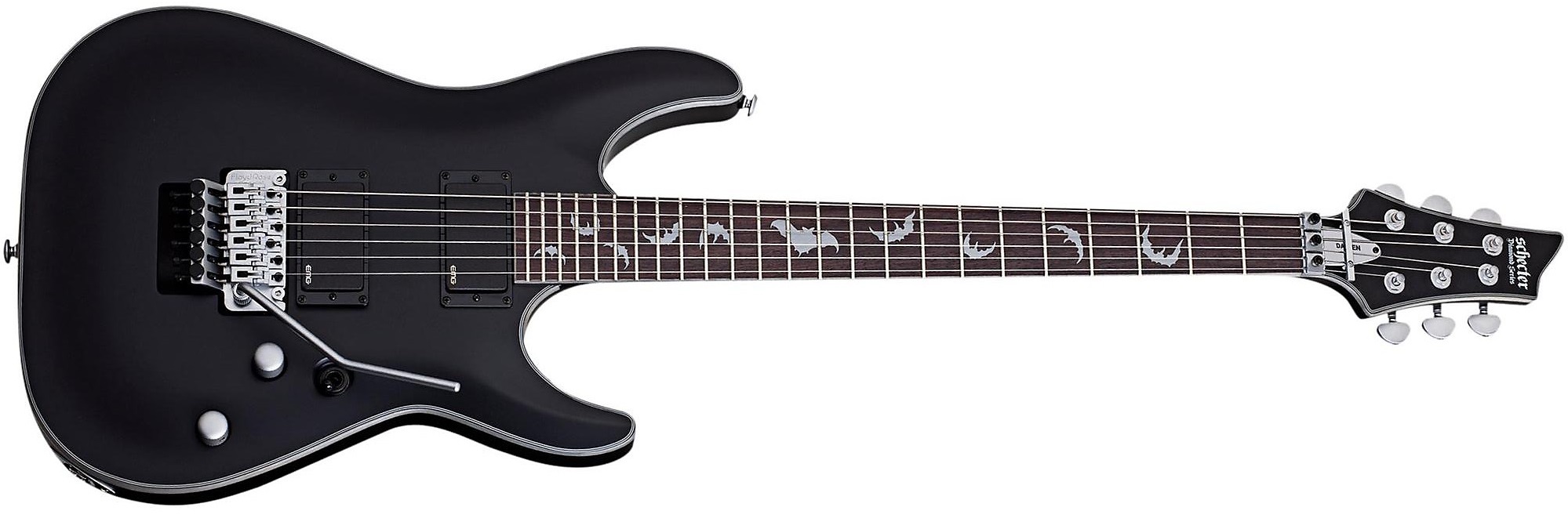 Schecter Damien Platinum 6 FR Electric Guitar on a white background