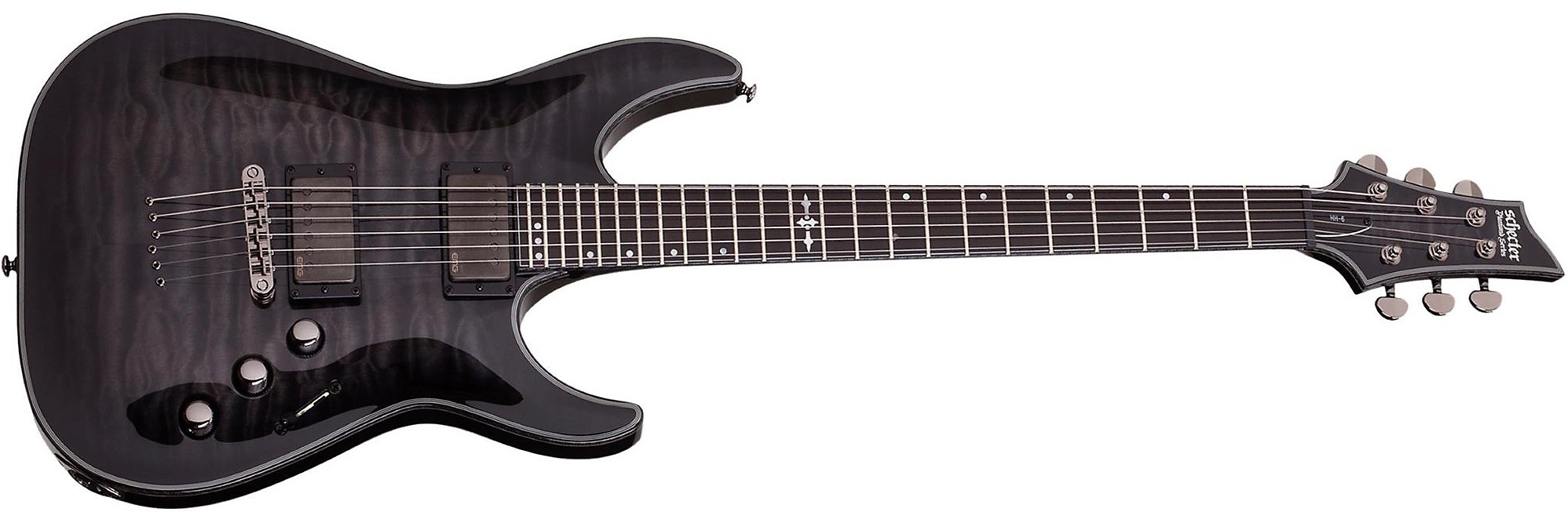 Schecter Hellraiser Hybrid C-1 Electric Guitar on a white background