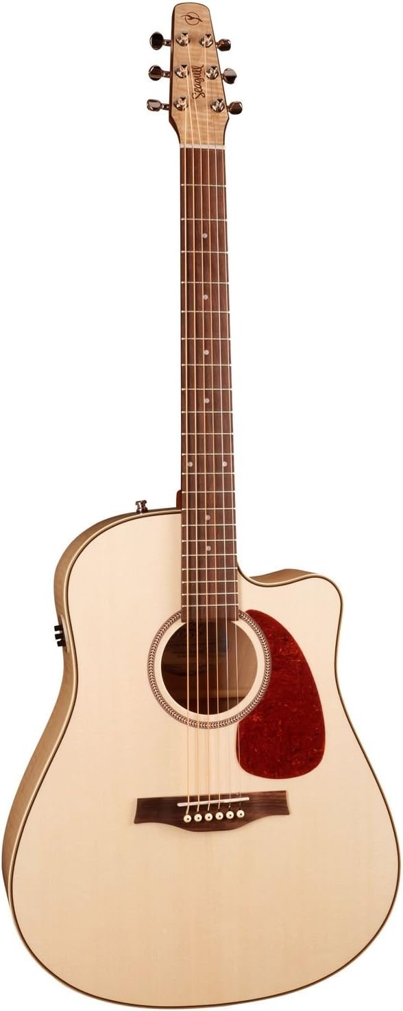 Seagull Performer CW Acoustic-Electric Guitar on a white background