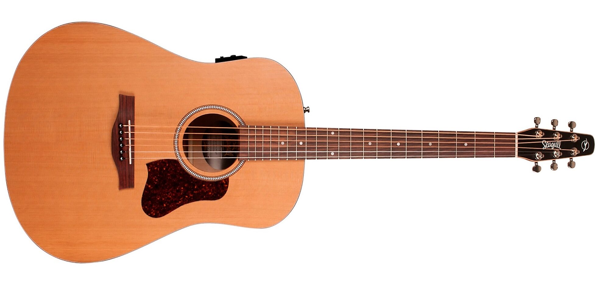 Seagull S6 Original Slim Acoustic Guitar on a white background