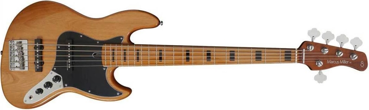 Sire Marcus Miller V5 Alder 5-string Bass Guitar on a white background